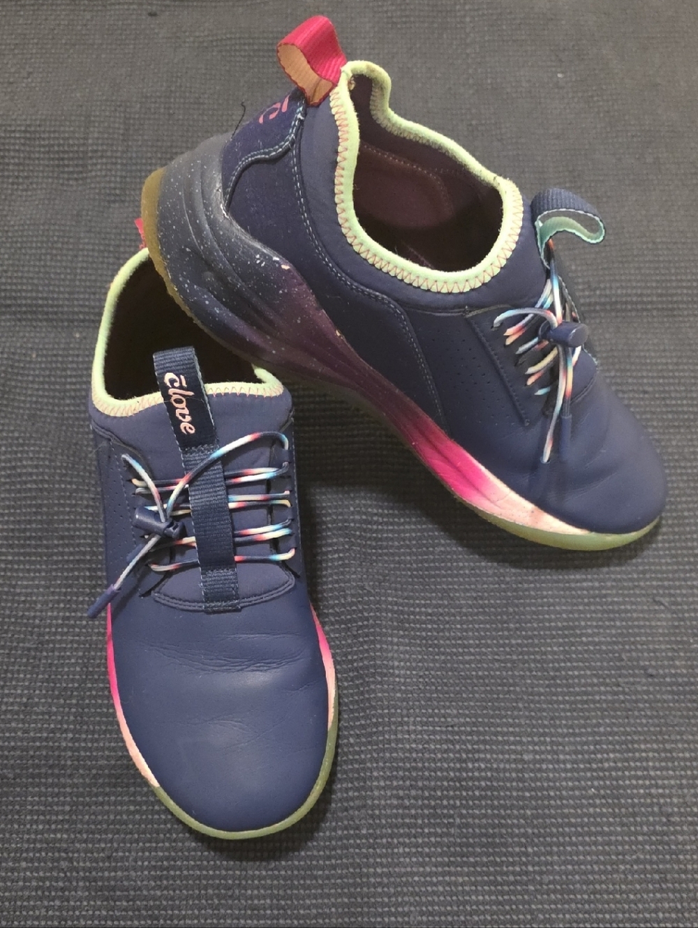 Clove Wipeable Shoes Navy, Galaxy